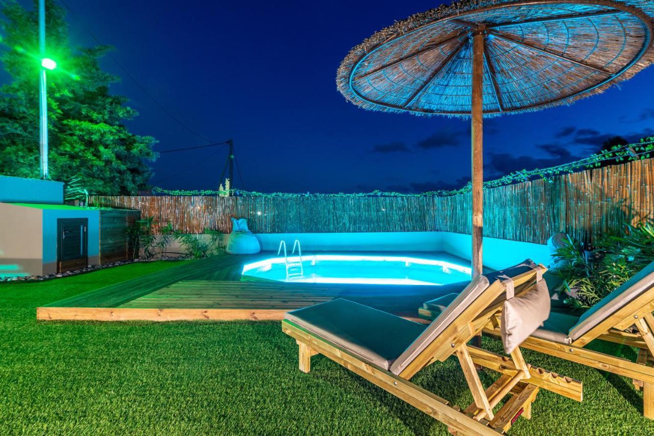 Cozy House With Pool Near Beach Gazi Zewnętrze zdjęcie